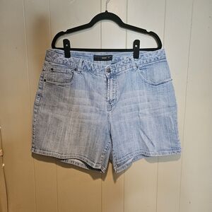 Venezia Light Wash Denim Shorts Women’s Size 16 | Classic 5-Pocket Jean Shorts
